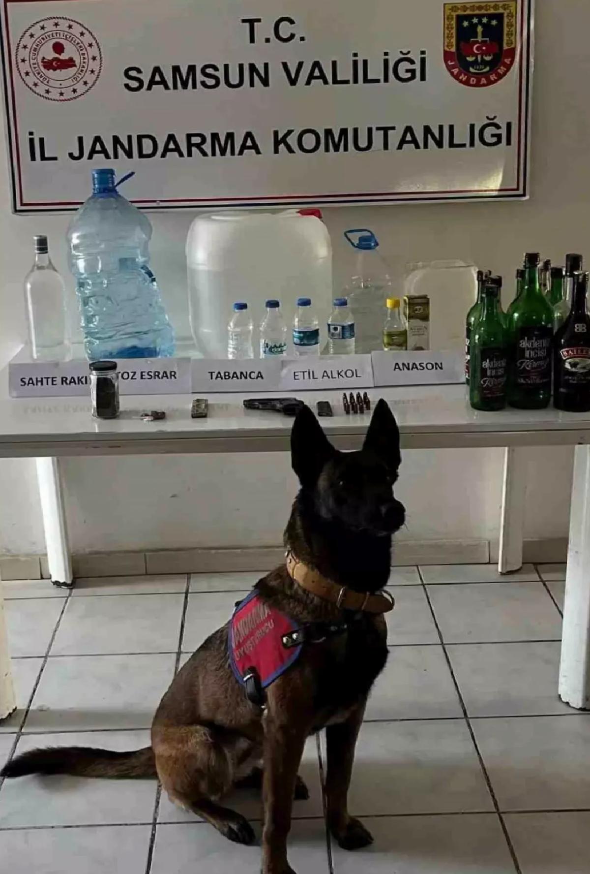 Samsun’da Sahte Alkol Operasyonu