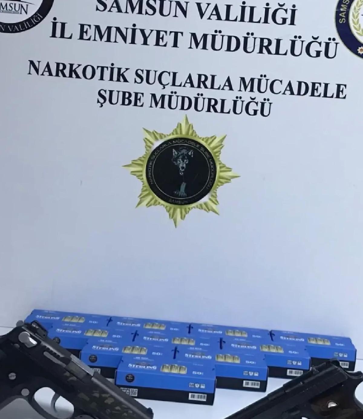 Samsun’da Silah Kaçakçılığı Operasyonu