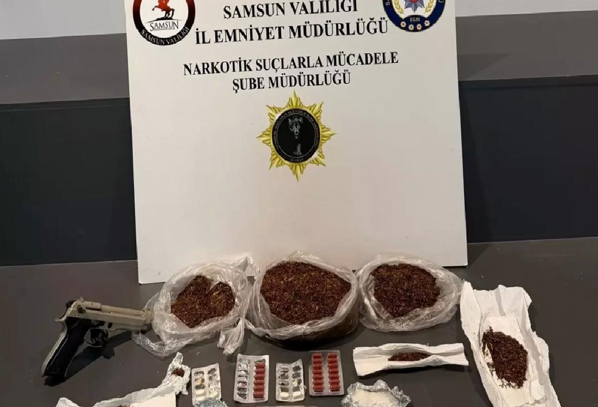 Samsun’da Uyuşturucu Operasyonu: 2 Gözaltı