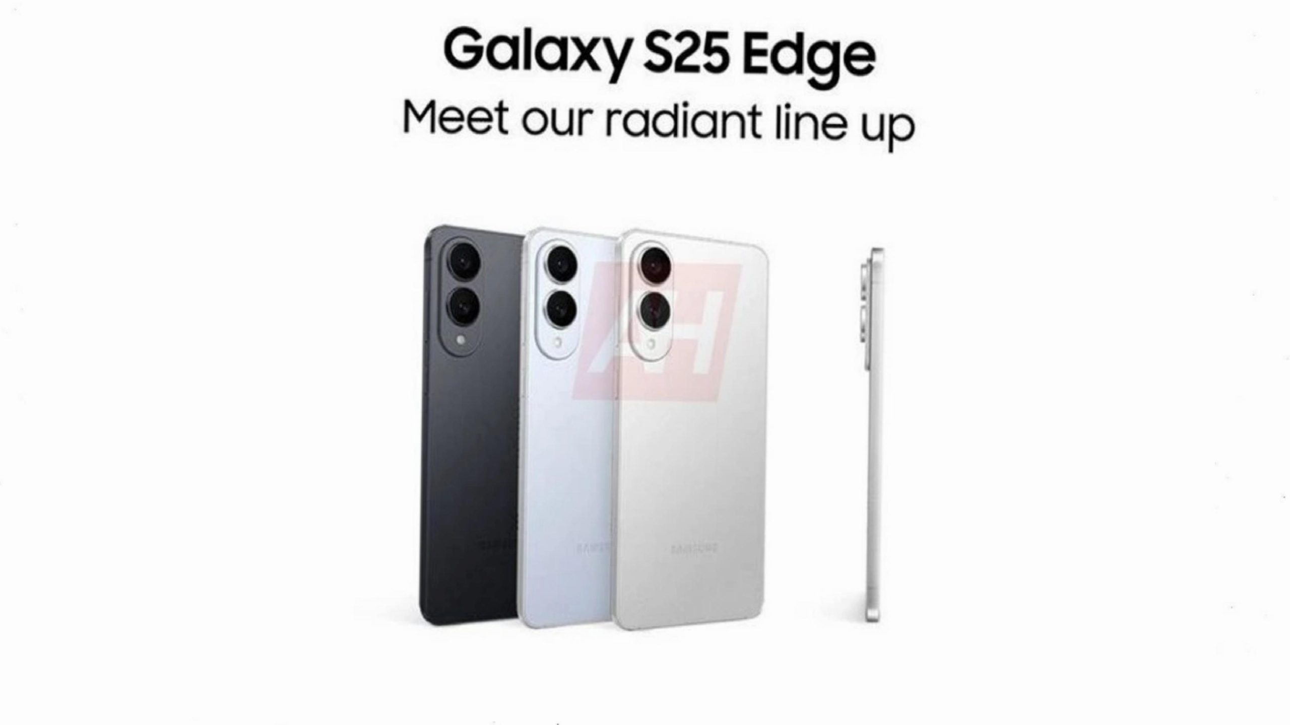 Samsung Galaxy S25 Edge tanıtım afişleri sızdırıldı