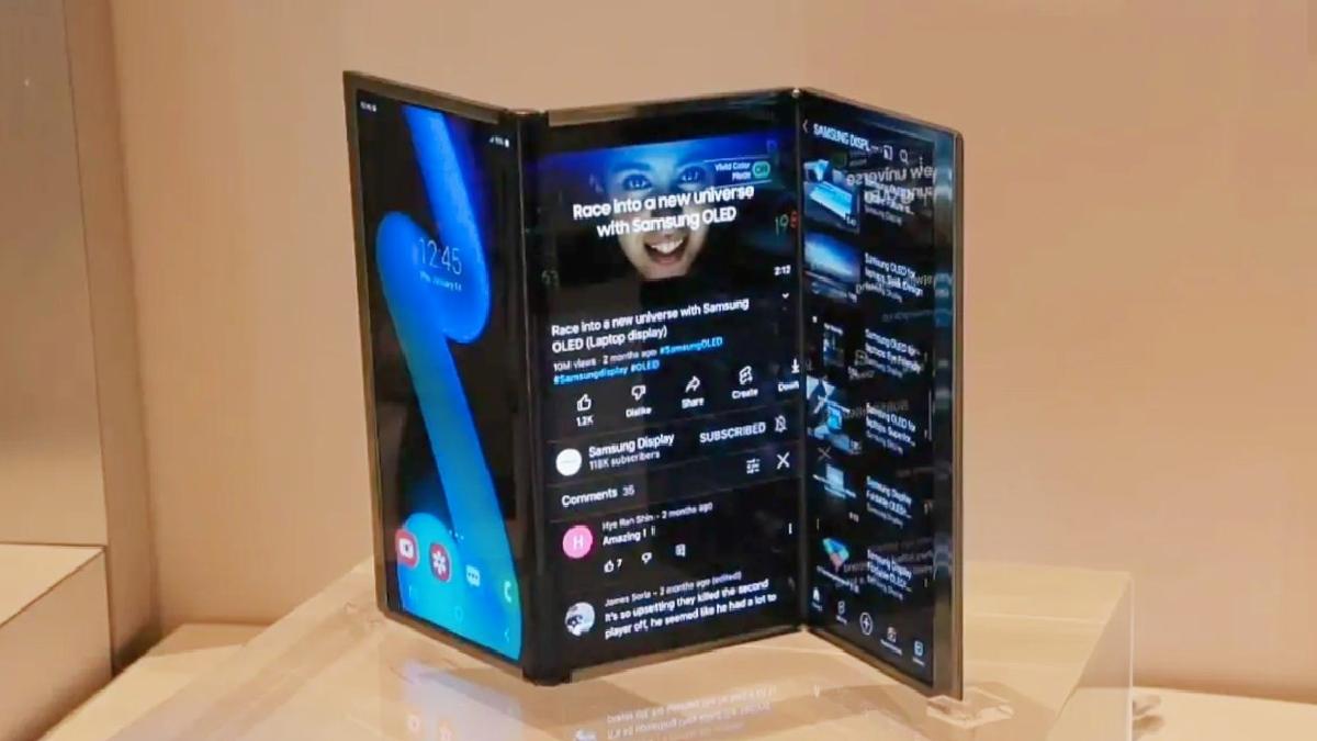 Samsung’un üçe katlanan telefonu silikon karbon pille gelebilir
