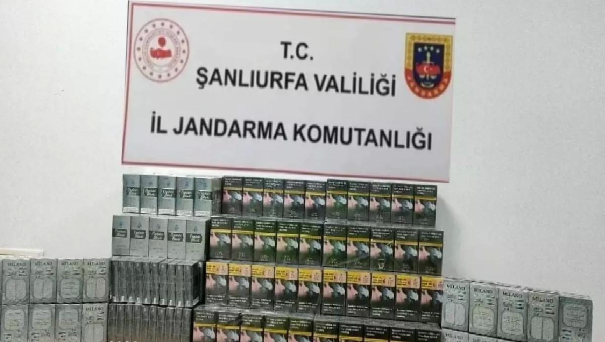 Şanlıurfa’da 980 Paket Kaçak Sigara Ele Geçirildi