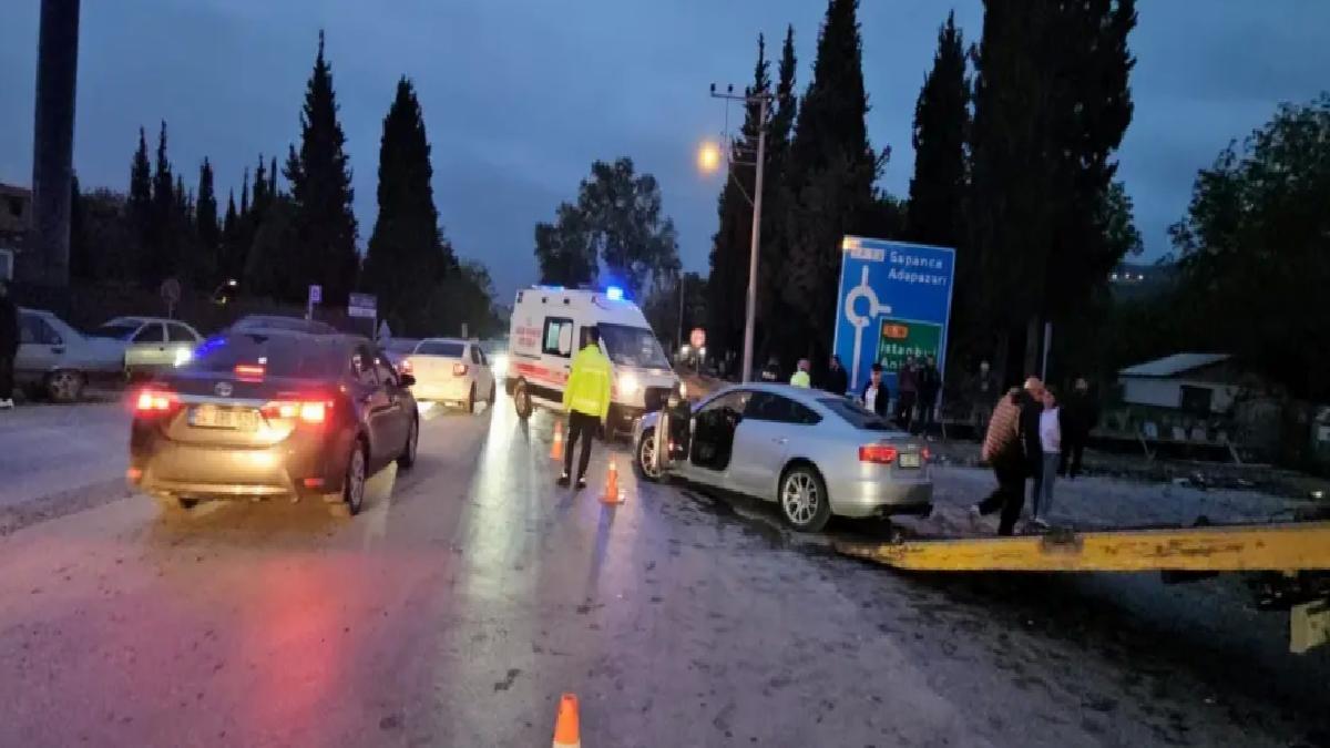 Sapanca’da Taksi ve Otomobil Kazası: 6 Yaralı