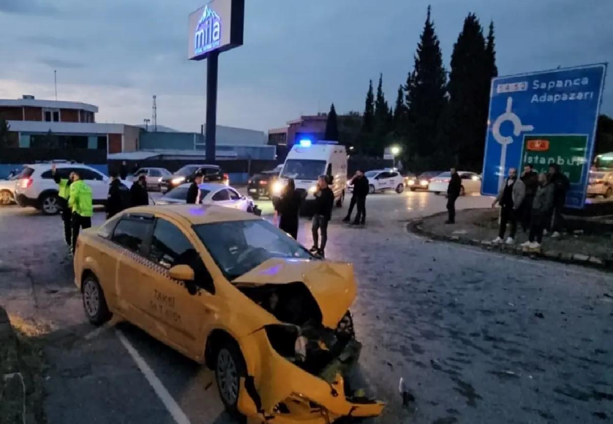 Sapanca’da Trafik Kazası: 6 Yaralı
