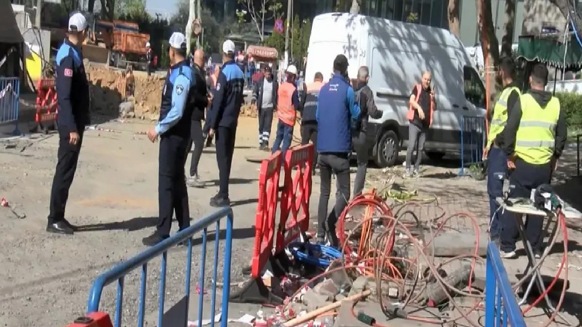 Sarıyer’de Yolda Çökme: Çalışmalar Devam Ediyor