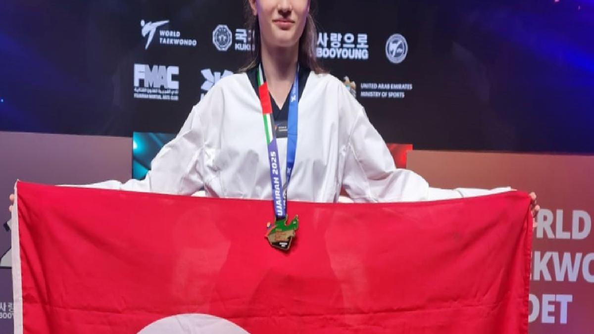 Sena Yılmaz, taekwondoda dünya şampiyonu