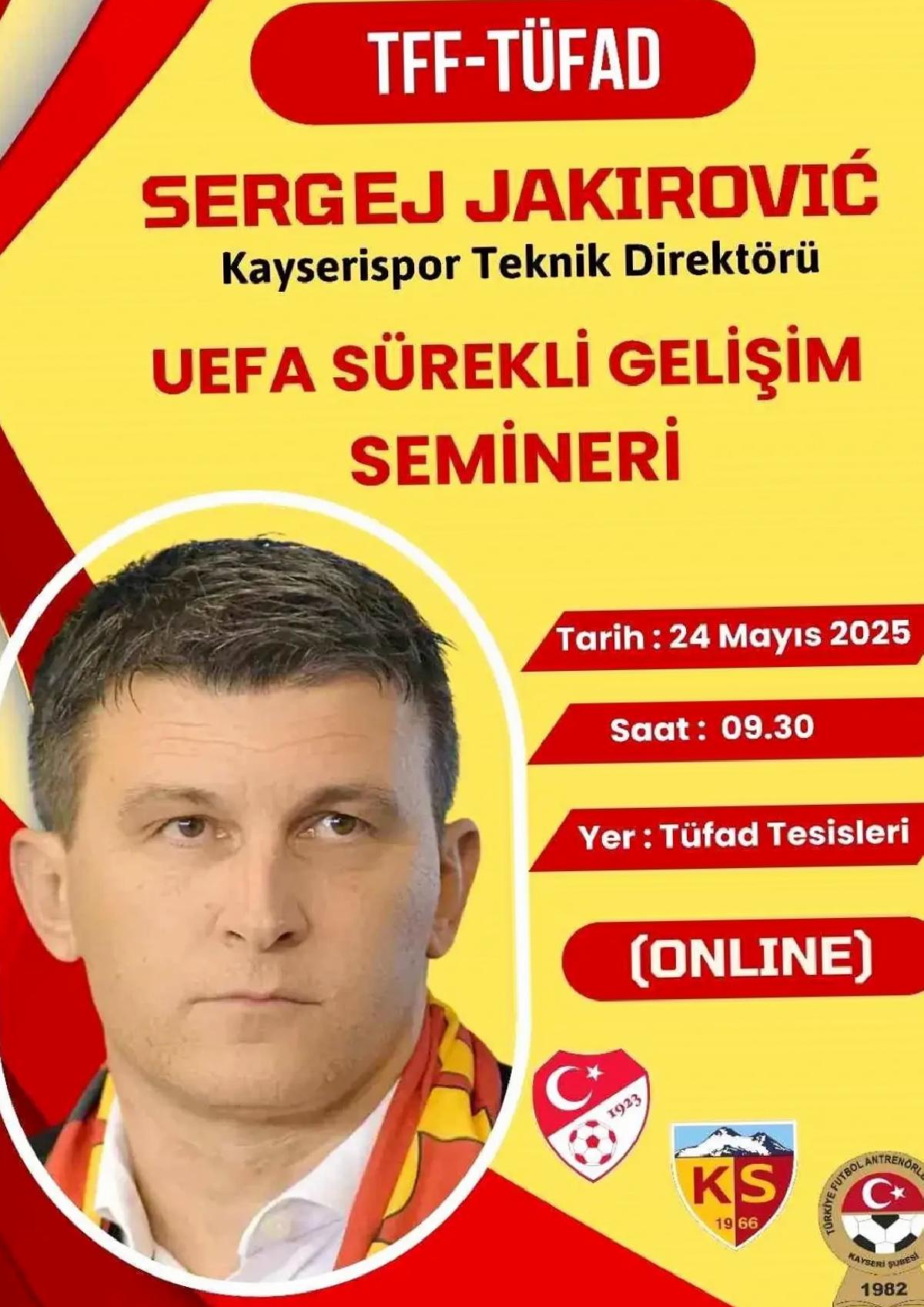 Sergej Jakirovic’e Seminer İsim Verildi