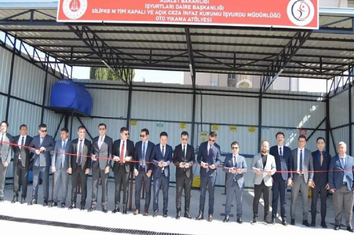 Silifke Cezaevi’nde Oto Yıkama İşletmesi Açıldı