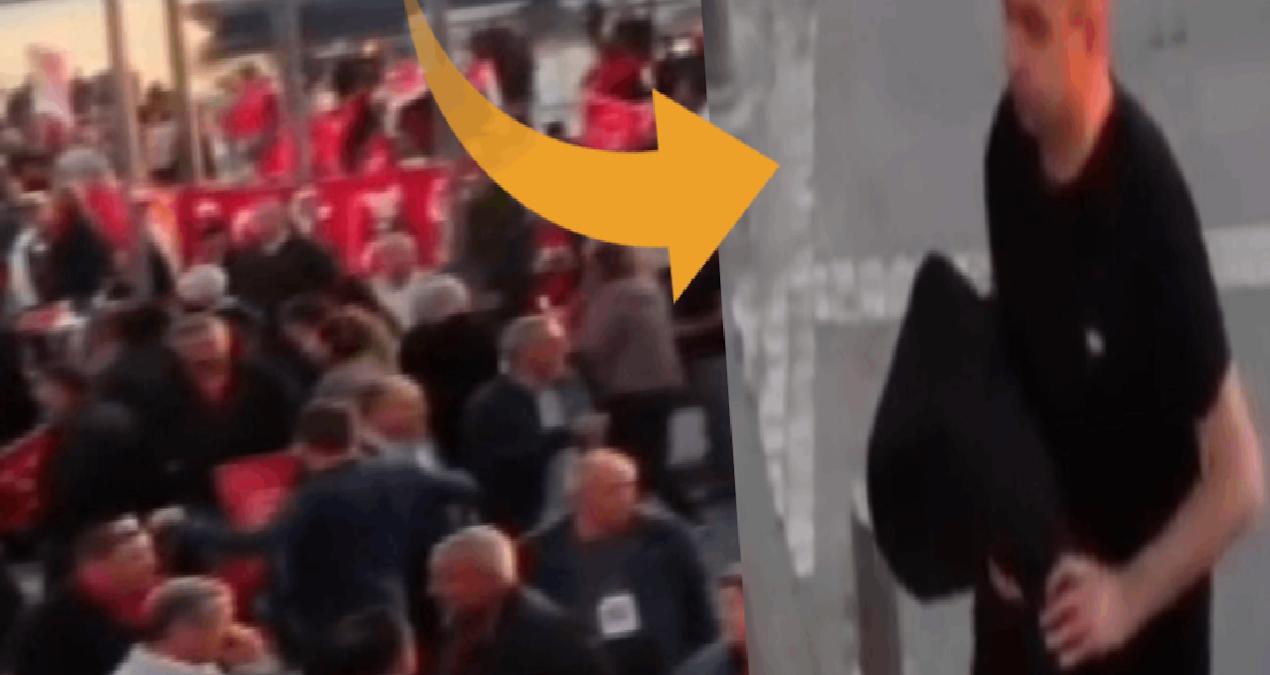 Silivri’de mitingdeki hırsız kameraya yakalandı