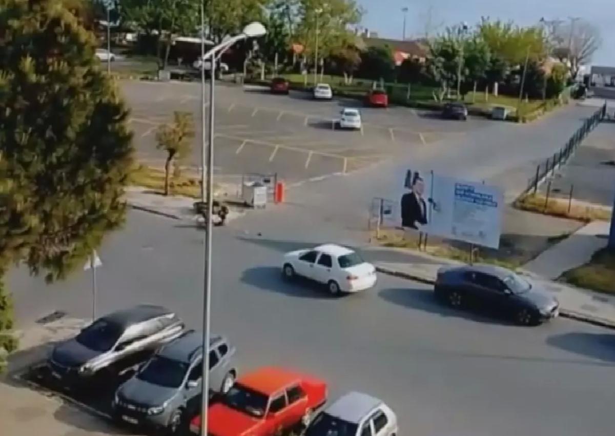Silivri’de Otomobil-Motosiklet Kazası