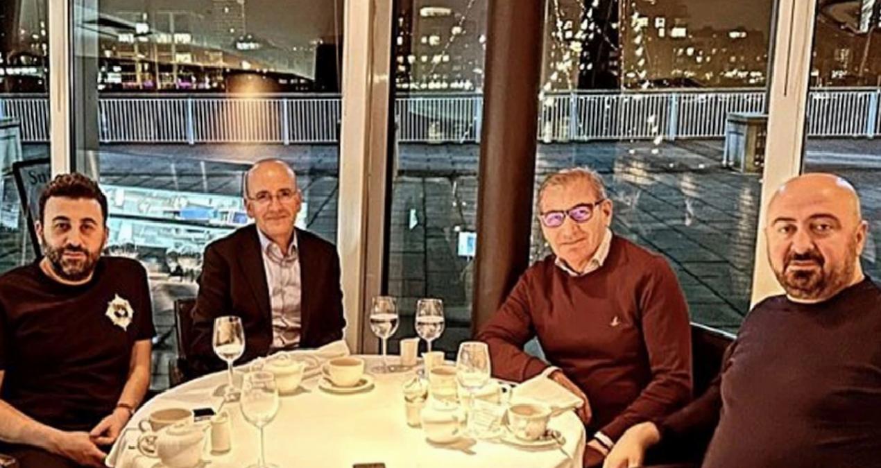 Şimşek’in masasındaki kişi suç örgütü liderinin ortağı çıktı