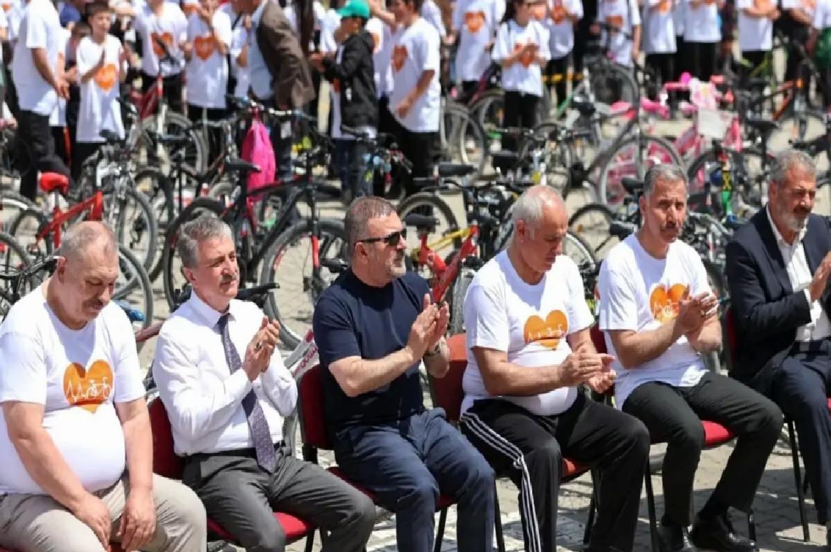 Sincan’da pedallar sağlık için çevrildi