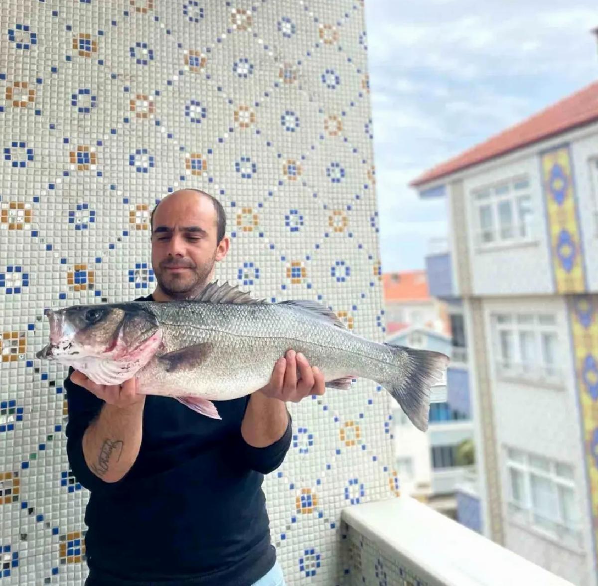 Sinop’ta 7,5 Kiloluk Dev Levrek Yakalandı