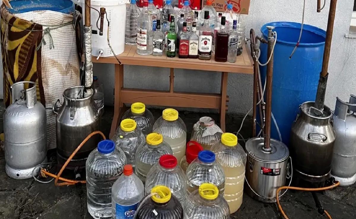 Sinop’ta Sahte İçki Operasyonu: 3 Gözaltı