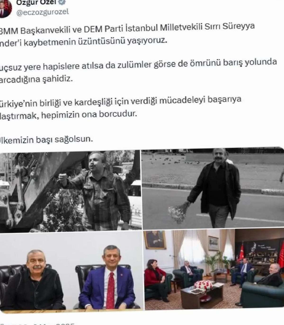 Sırrı Süreyya Önder’e Veda