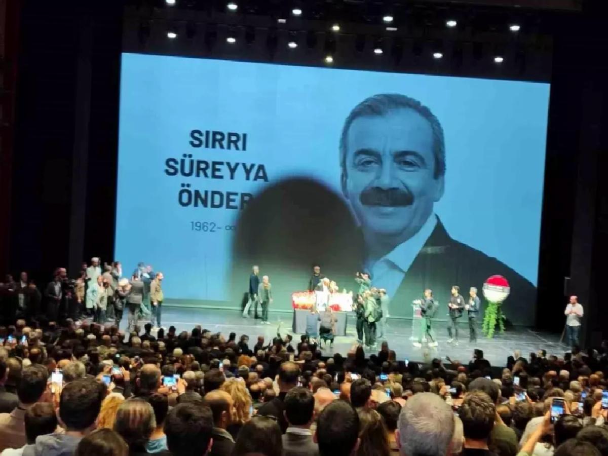 Sırrı Süreyya Önder’e Veda Töreni