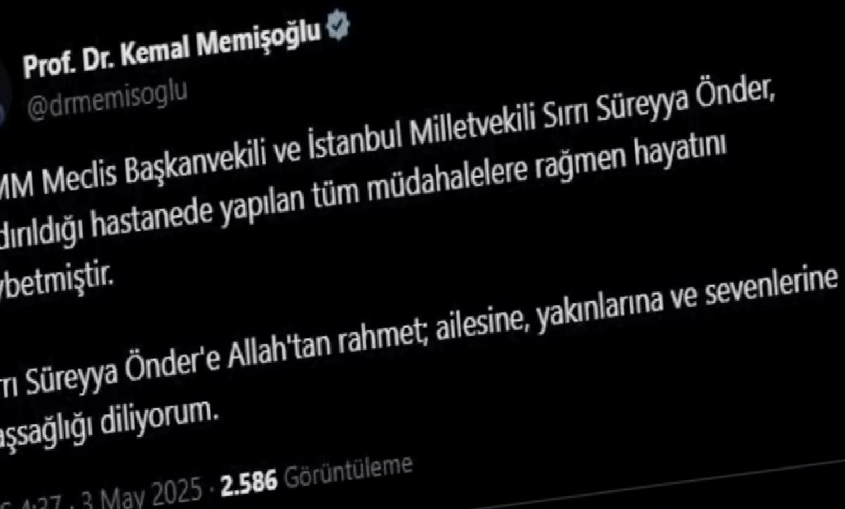Sırrı Süreyya Önder’in Vefatı