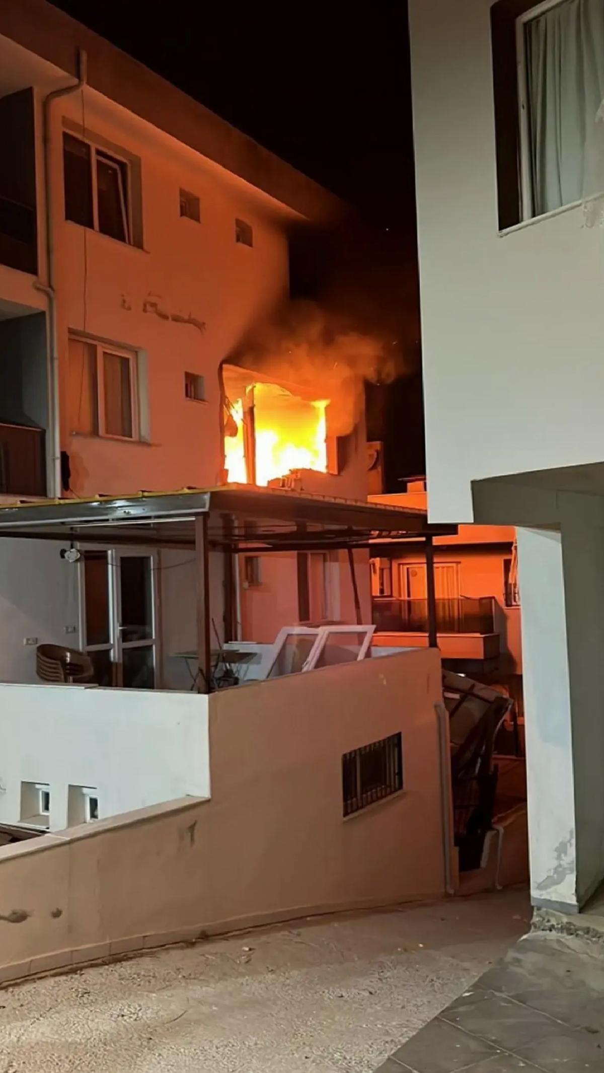 Söke’de Mutfakta Doğalgaz Patlaması