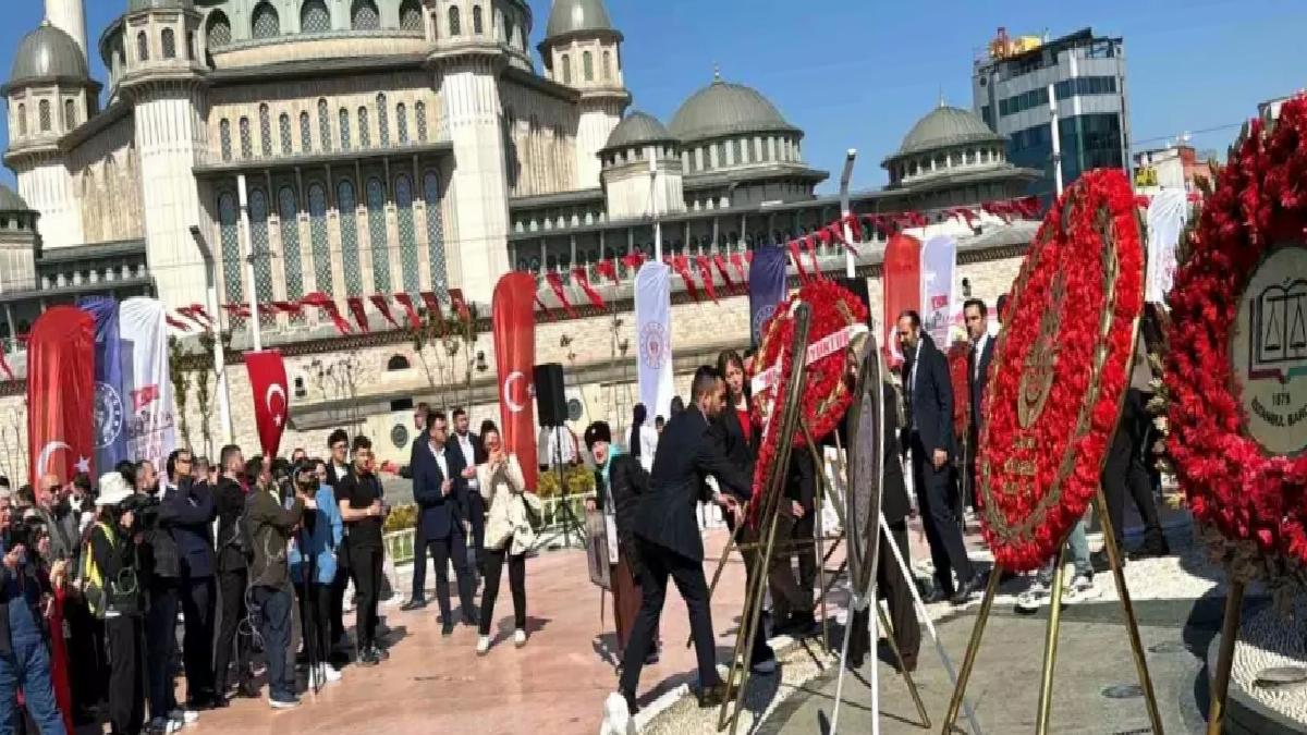 Taksim’de 19 Mayıs Bayramı Töreni Düzenlendi