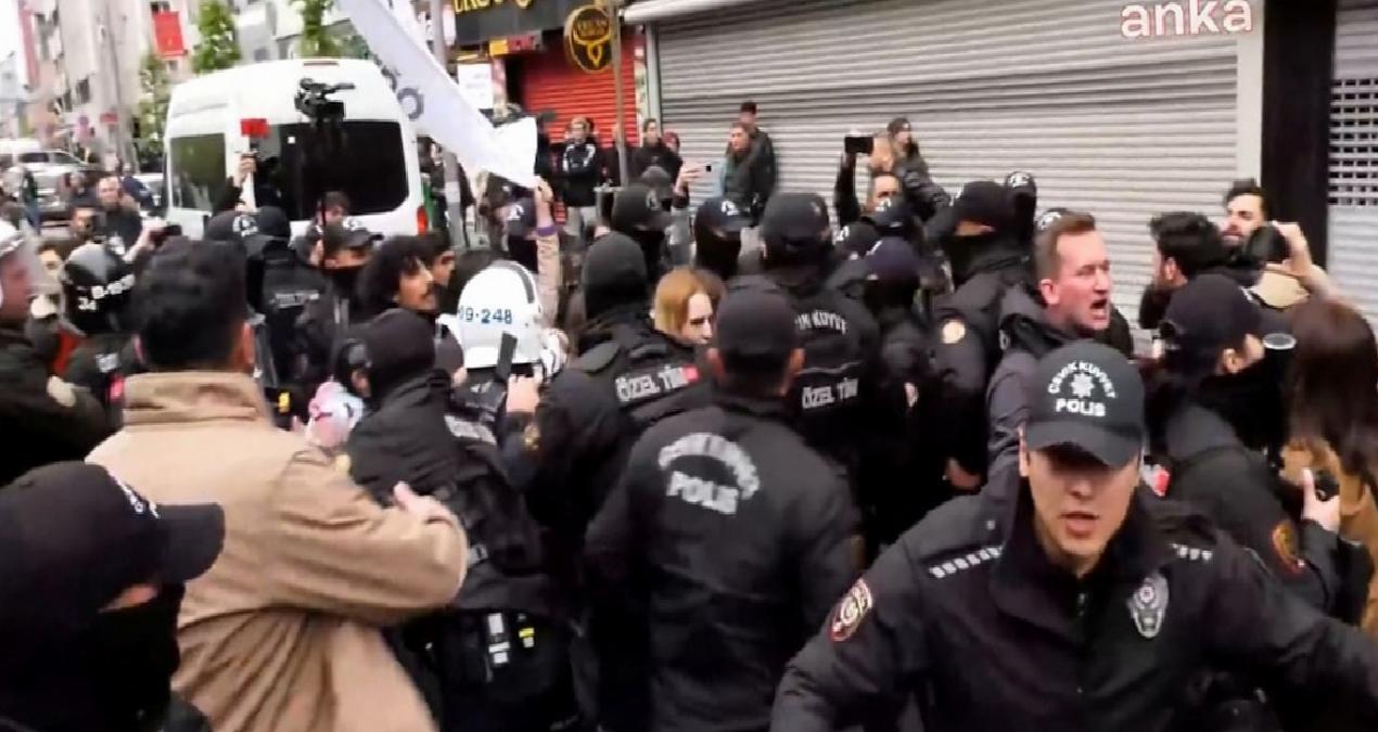 Taksim’e yürümek isteyenlere polis müdahalesi: Gözaltılar var!