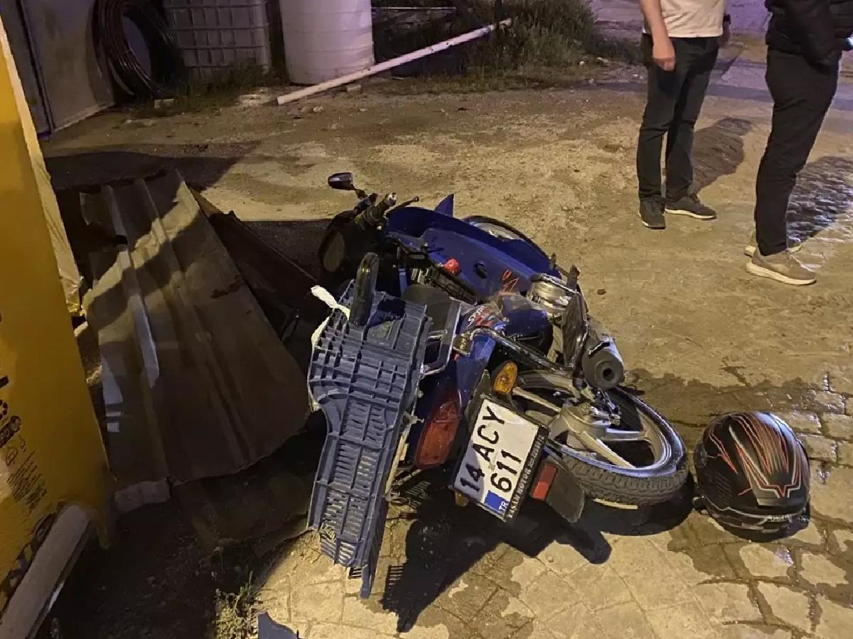 Taraklı’da Motosiklet Kazası