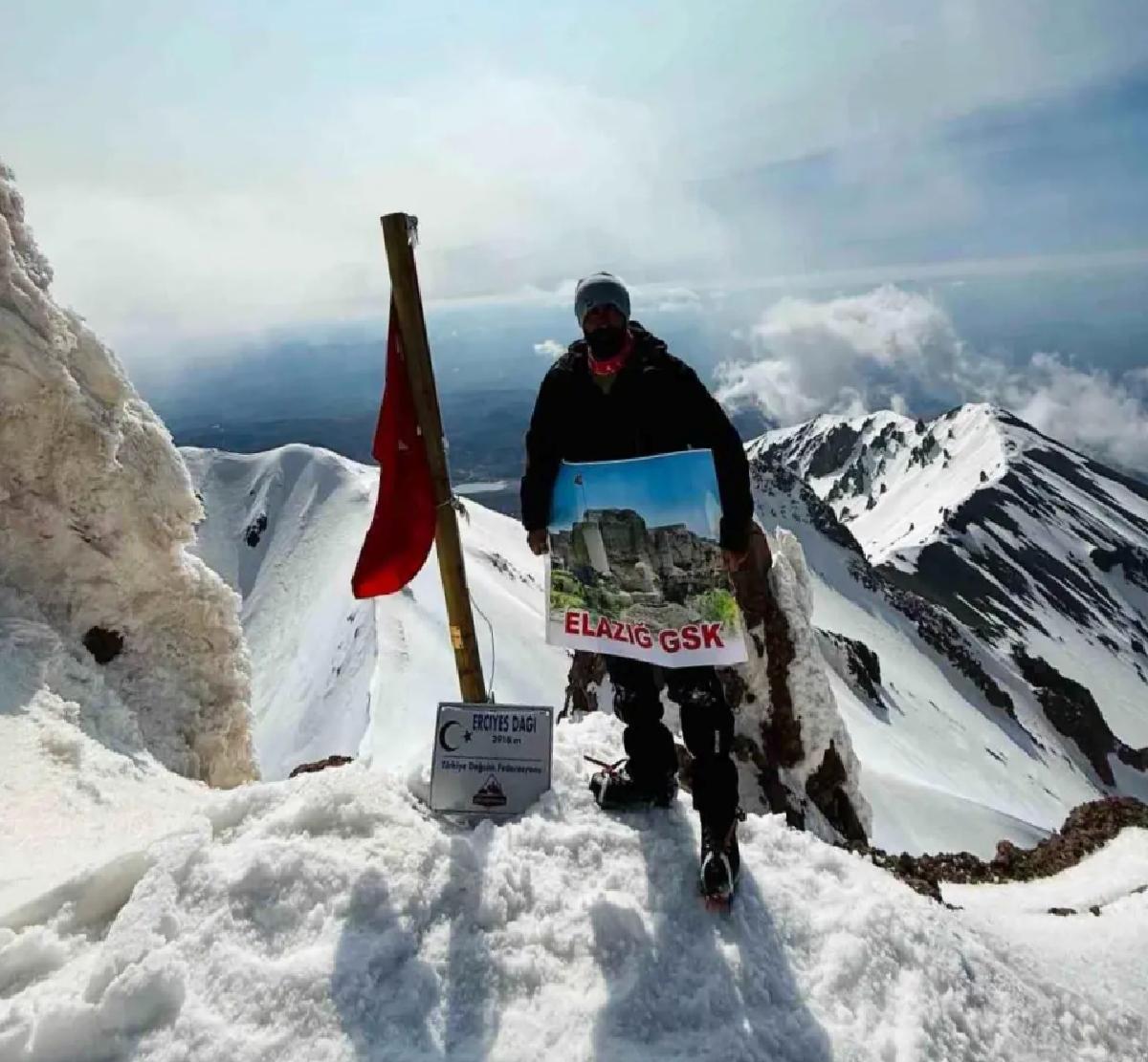 Tarık Trap, Erciyes Dağı Zirvesine Tırmandı
