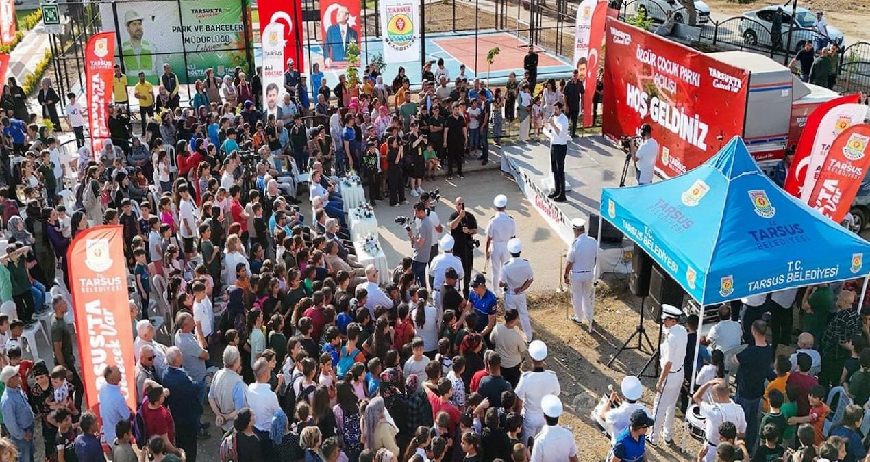 Tarsus’ta Özgür çocuk parkı açıldı