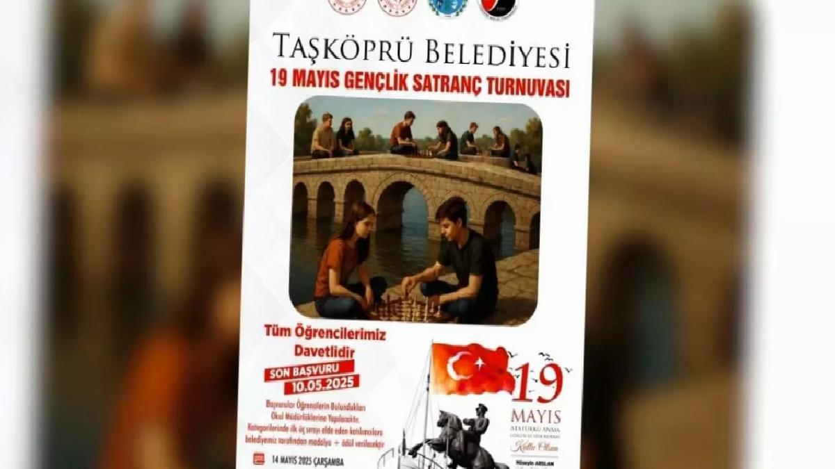 Taşköprü’de Satranç Turnuvası Düzenleniyor