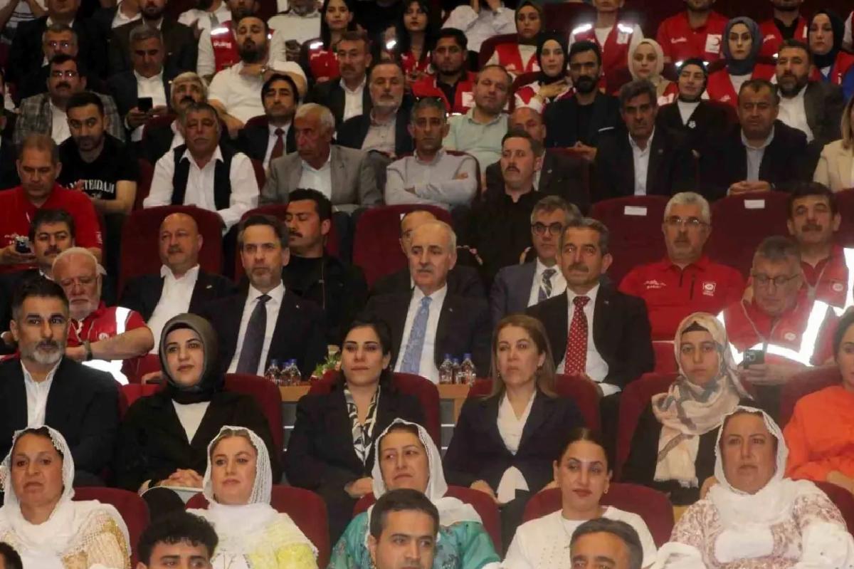 TBMM Başkanı Kurtulmuş: “Artık bu coğrafyanın insanları yan yana omuz omuza yetti artık diyerek büyük bir millet olarak ayağa kalkacak”