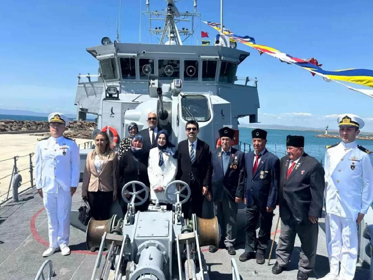 TCG Akçakoca Enez Limanı’nda Ziyarete Açıldı