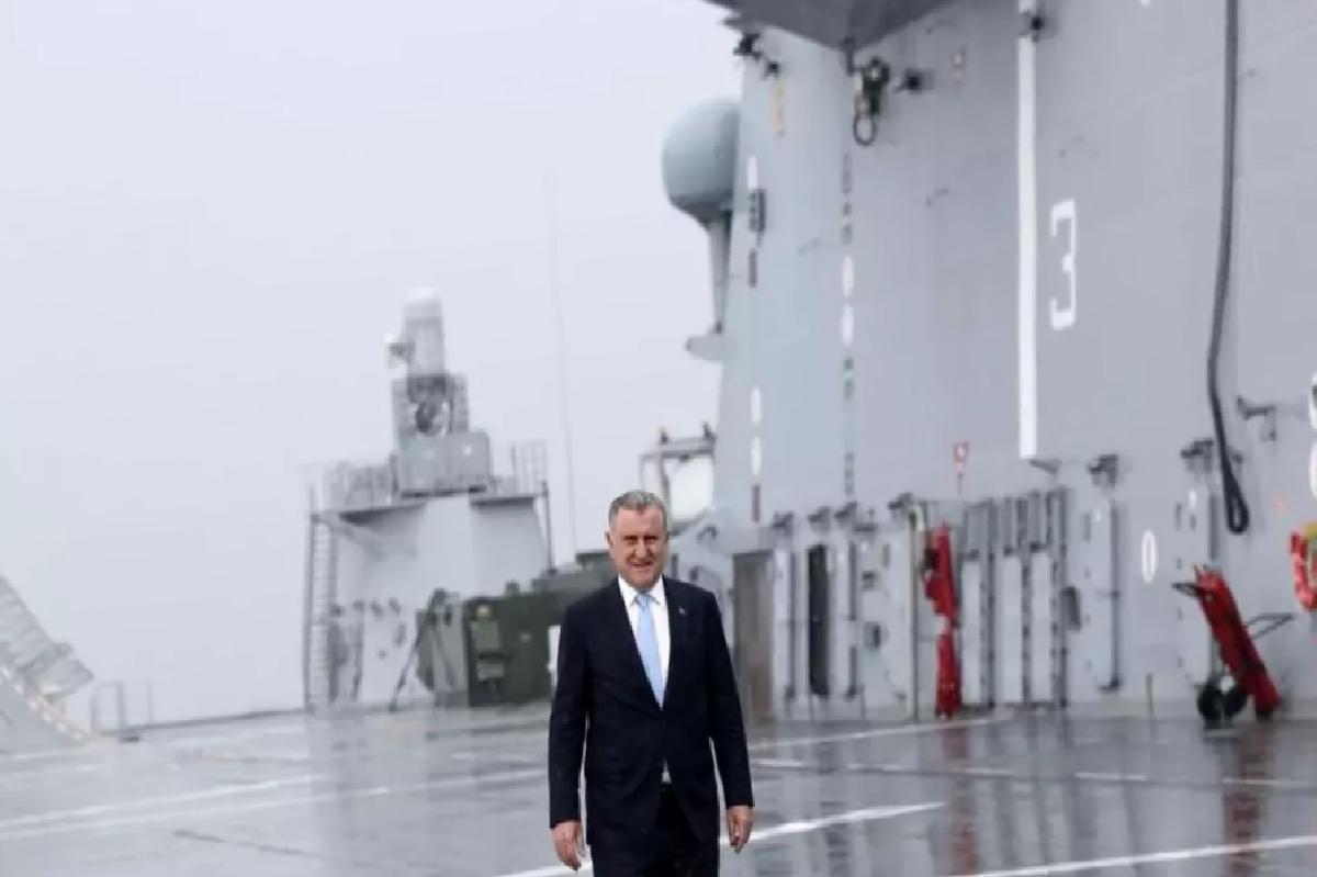 TCG Anadolu, Samsun’a Milli Mücadele Yolculuğu Başlattı