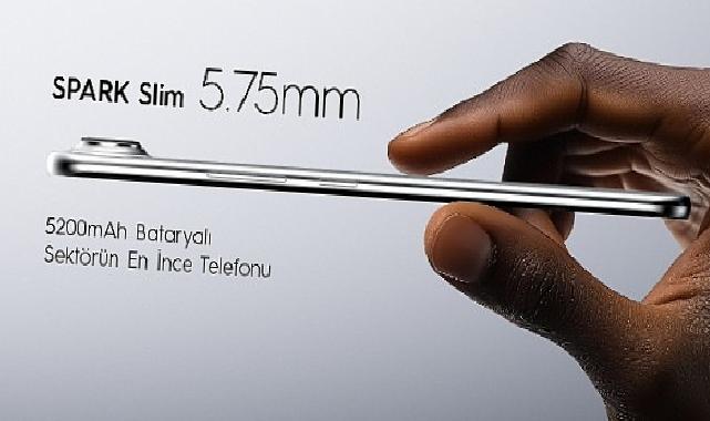 TECNO’dan çığır açan incelik ve güç dengesi: SPARK Slim, bugüne kadar üretilmiş en ince telefon!