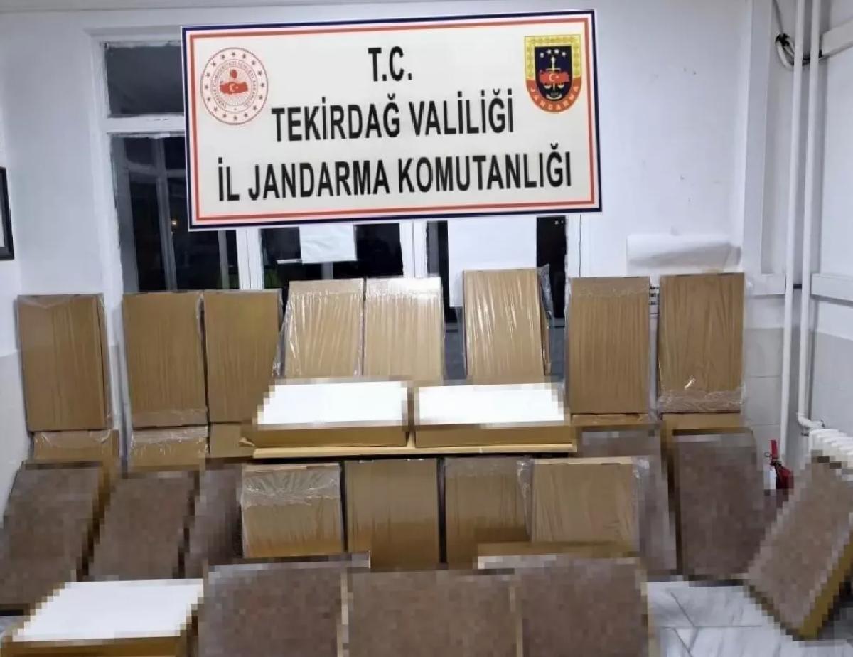 Tekirdağ’da Ruhsatsız Silah ve Kaçak Ürün Operasyonu