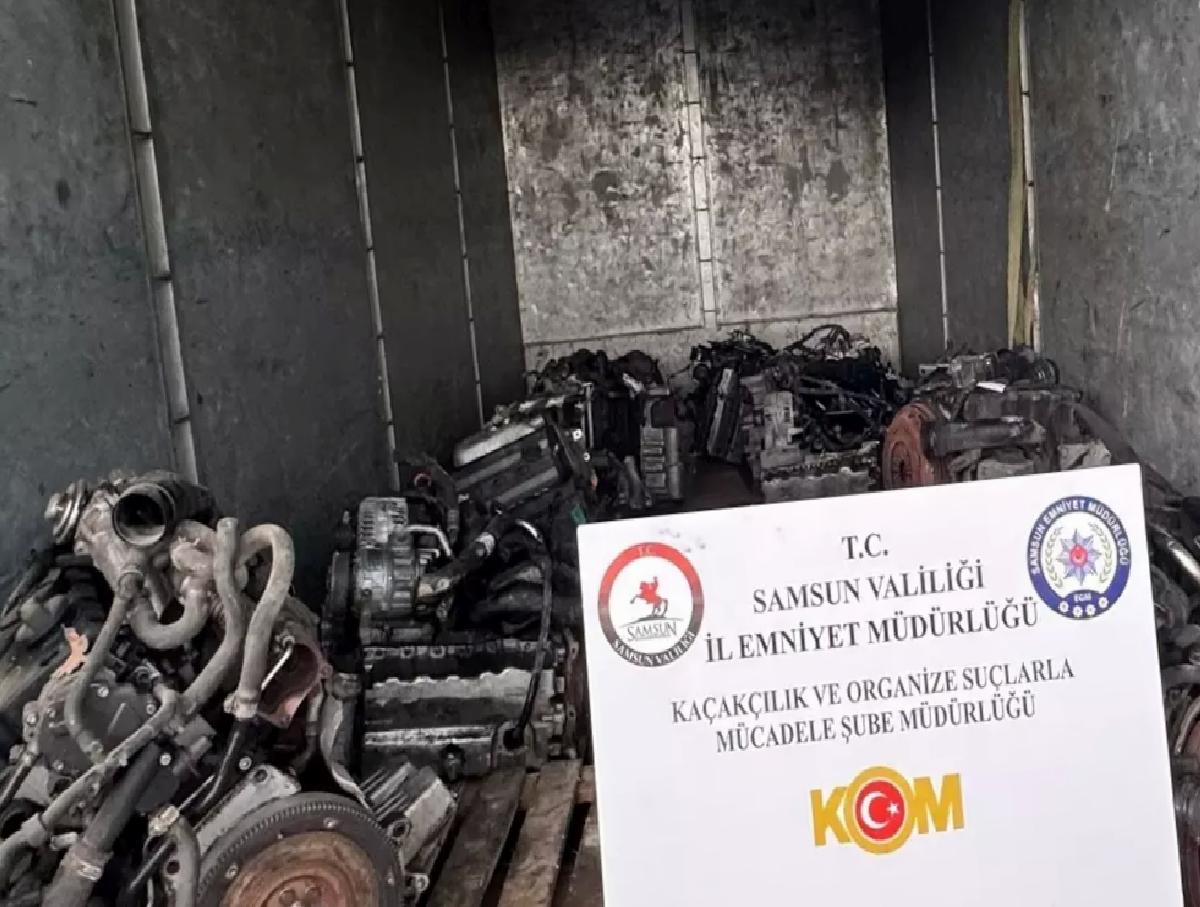 Tekkeköy’de Kaçak Motor Operasyonu
