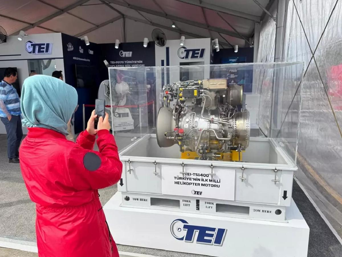 TEKNOFEST’te TEI’nin Havacılık Motorları Tanıtıldı