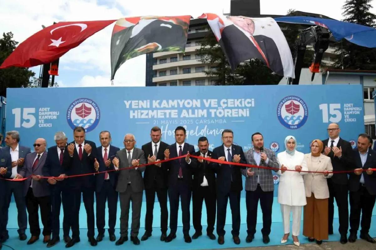 Trabzon Büyükşehir Belediyesi Araç Filosu Güçleniyor