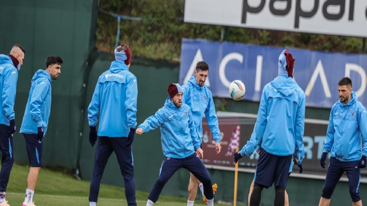 Trabzonspor, Türkiye Kupası finalinin hazırlıklarını noktaladı