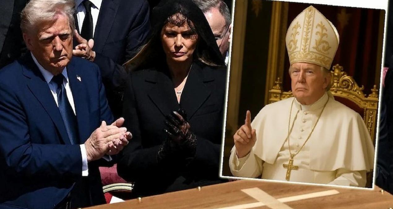 Trump, yapay zeka ile kendisini ‘Papa’ yaptığı bir fotoğraf paylaştı