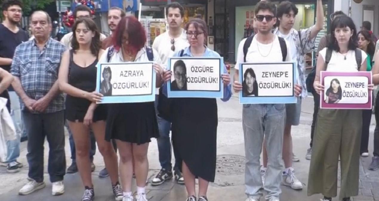 Tutuklu öğrenciler için toplandılar, dayanışma çağrısı yaptılar