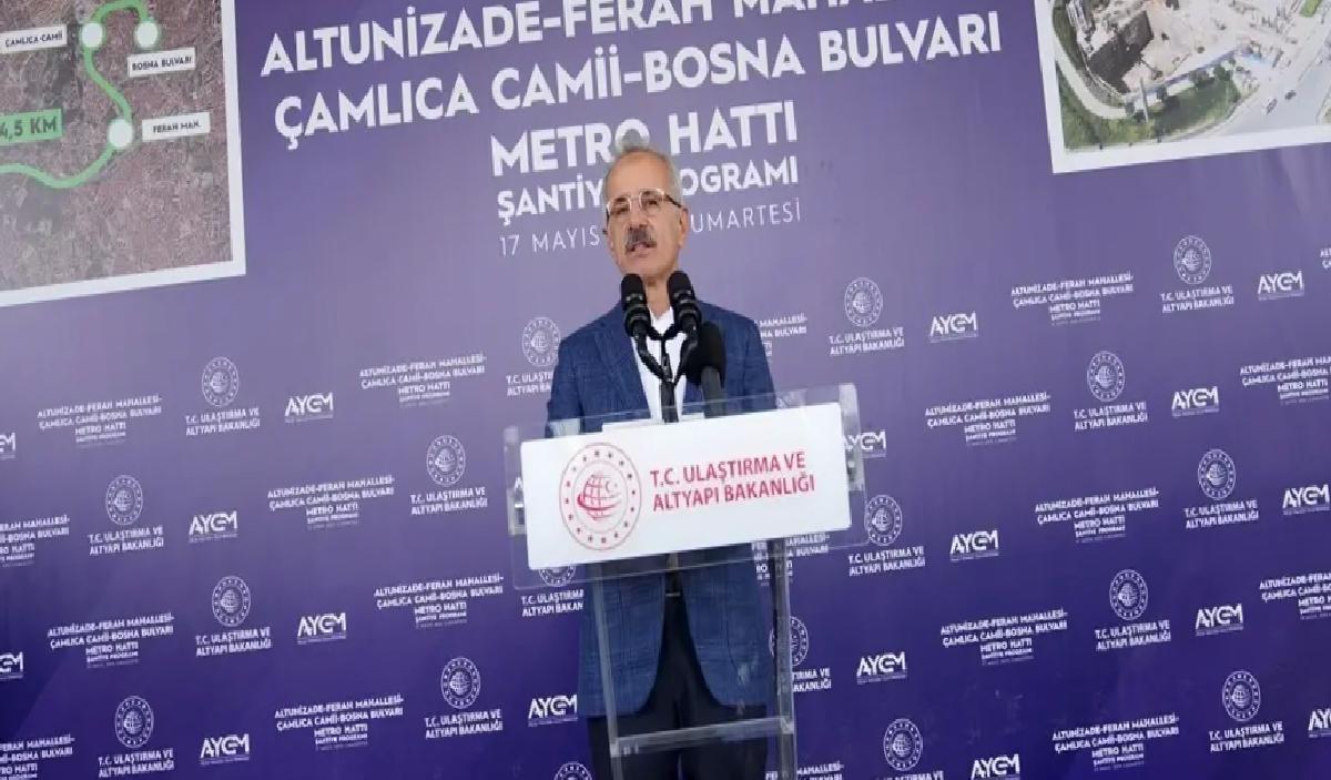 Ulaştırma ve Altyapı Bakanı Uraloğlu: “İstanbul’da 162 kilometrelik raylı sistem hattını hizmete açtık”