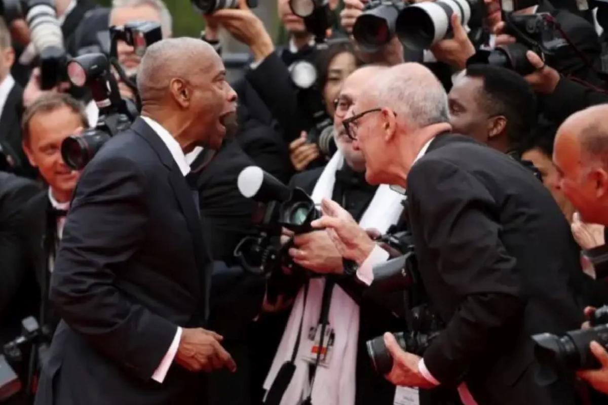 Ünlü aktör, Cannes Film Festivali’nde kendisine dokunan gazeteciye bağırdı