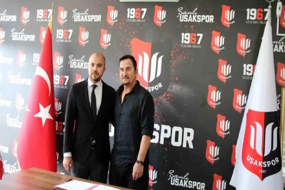Uşakspor’un Yeni Teknik Direktörü Ergün Penbe için İmza Töreni Düzenlendi