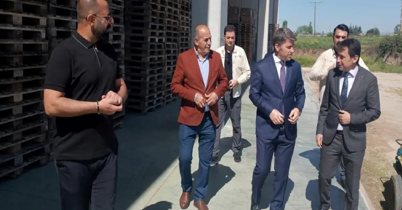 Vali Bakan Meyve Tesislerini Ziyaret Etti