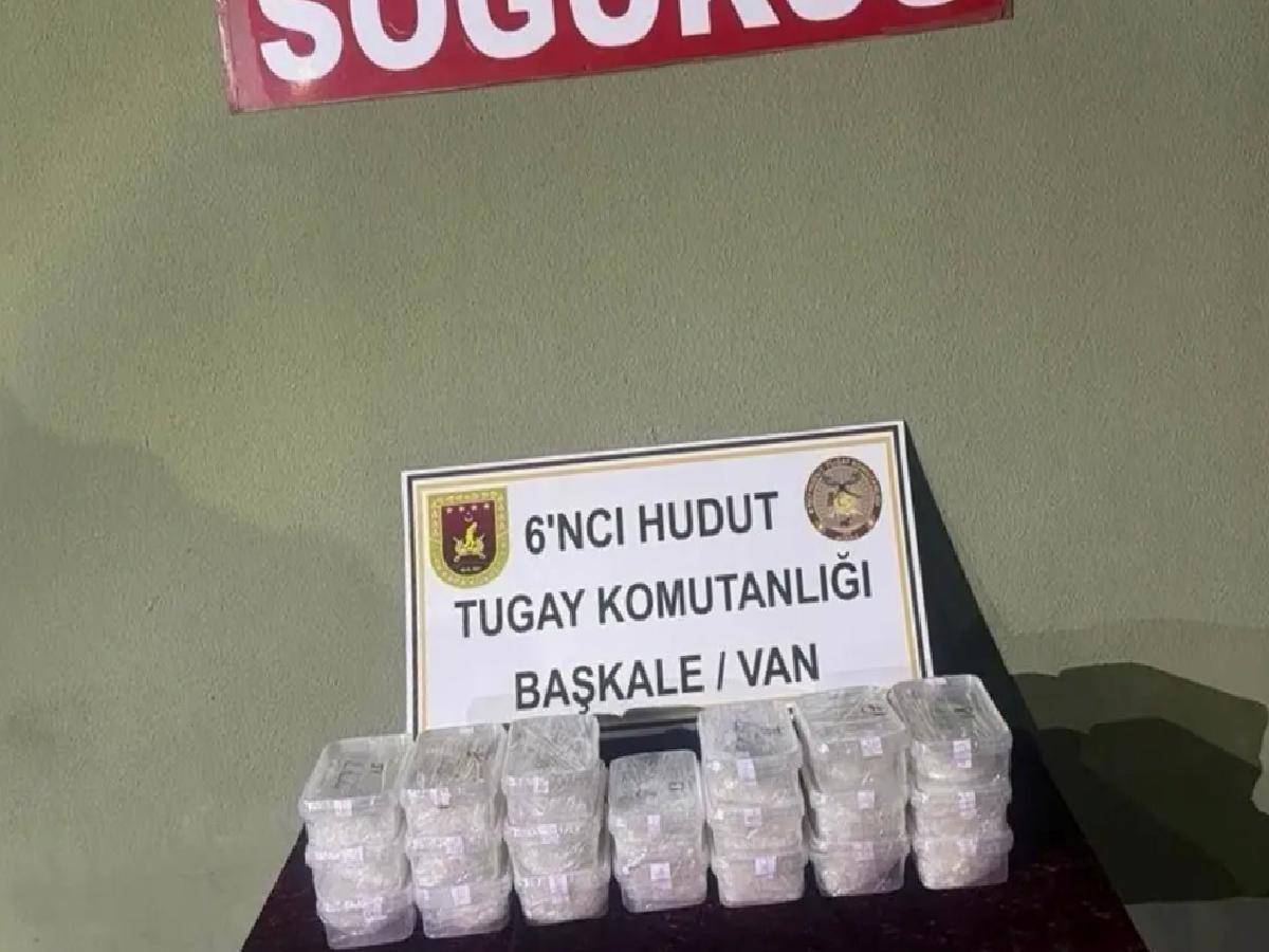 Van Hudut Hattında 22 Kilo Uyuşturucu Ele Geçirildi