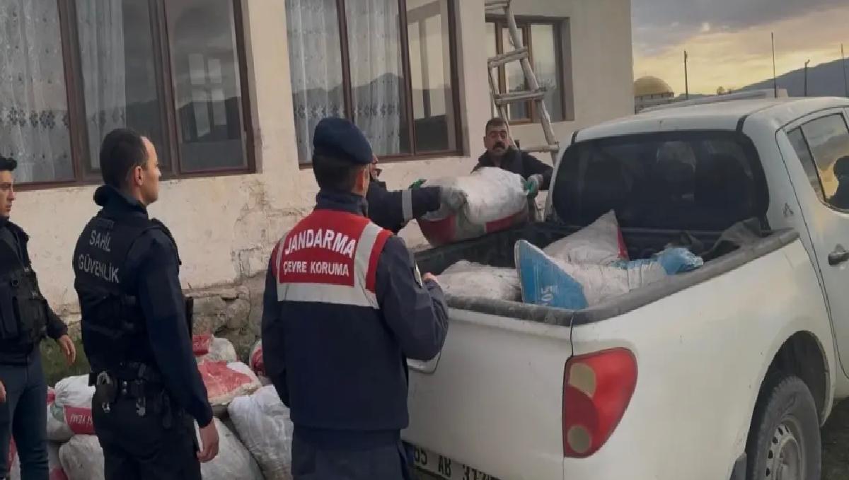 VAN’da Kaçak İnci Kefali Operasyonu