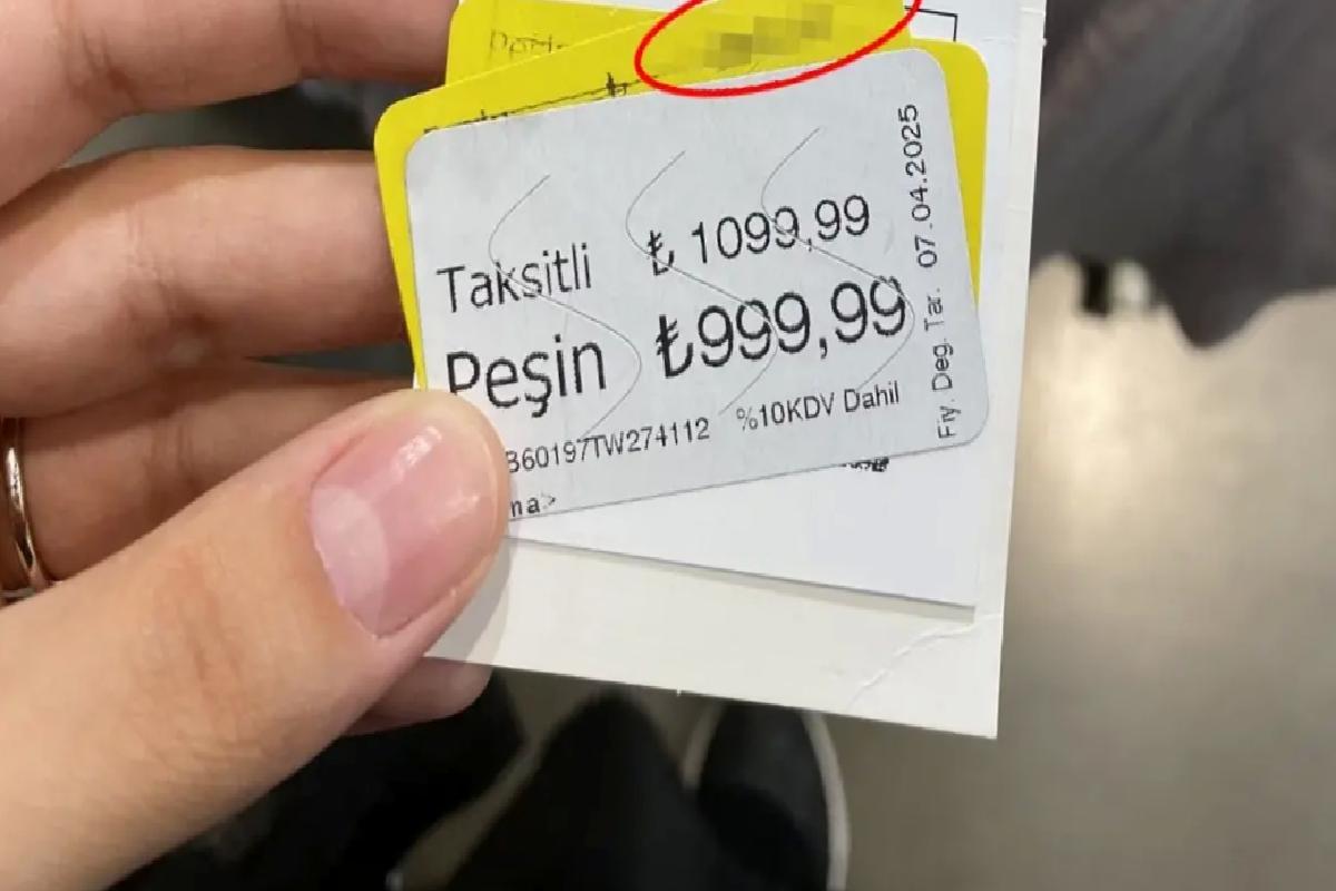 Vatandaş, mağazadaki etiket oyununu böyle ifşa etti: Resmen dolandırıcılık