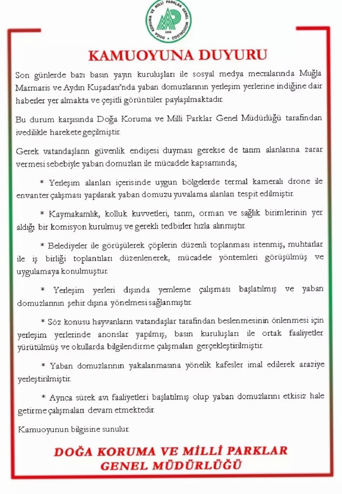 Yaban Domuzlarıyla Mücadele Başlatıldı