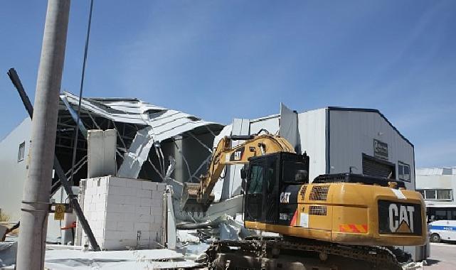 Yaylacık Mahallesi’nde 2 kaçak yapı yıkıldı