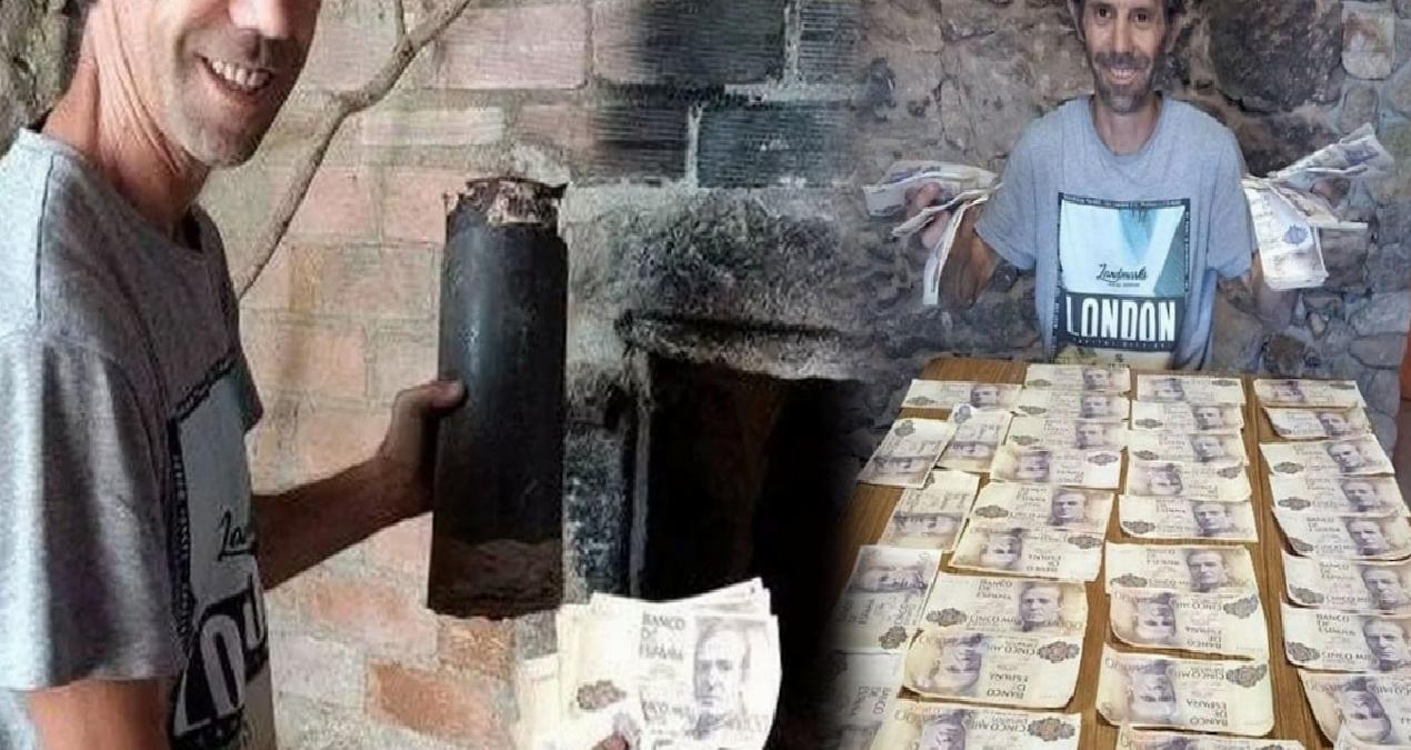 Yeni evinin duvarından 2.5 milyon TL çıktı: Sevinci uzun sürmedi