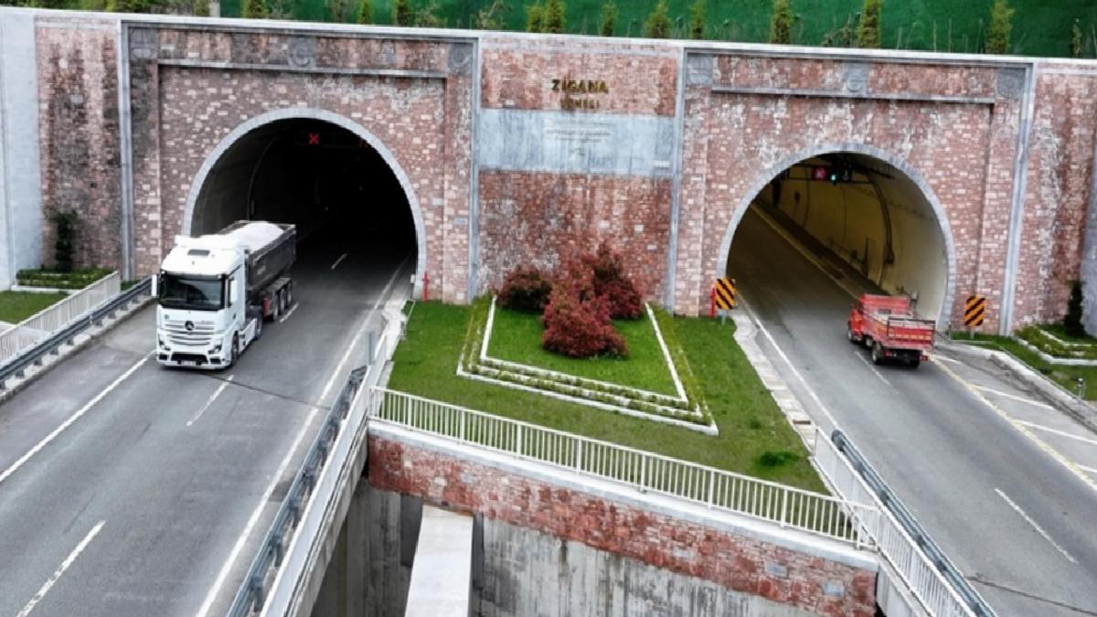 Yeni Zigana Tüneli’nden 2 yılda 3,5 milyona yakın araç geçti